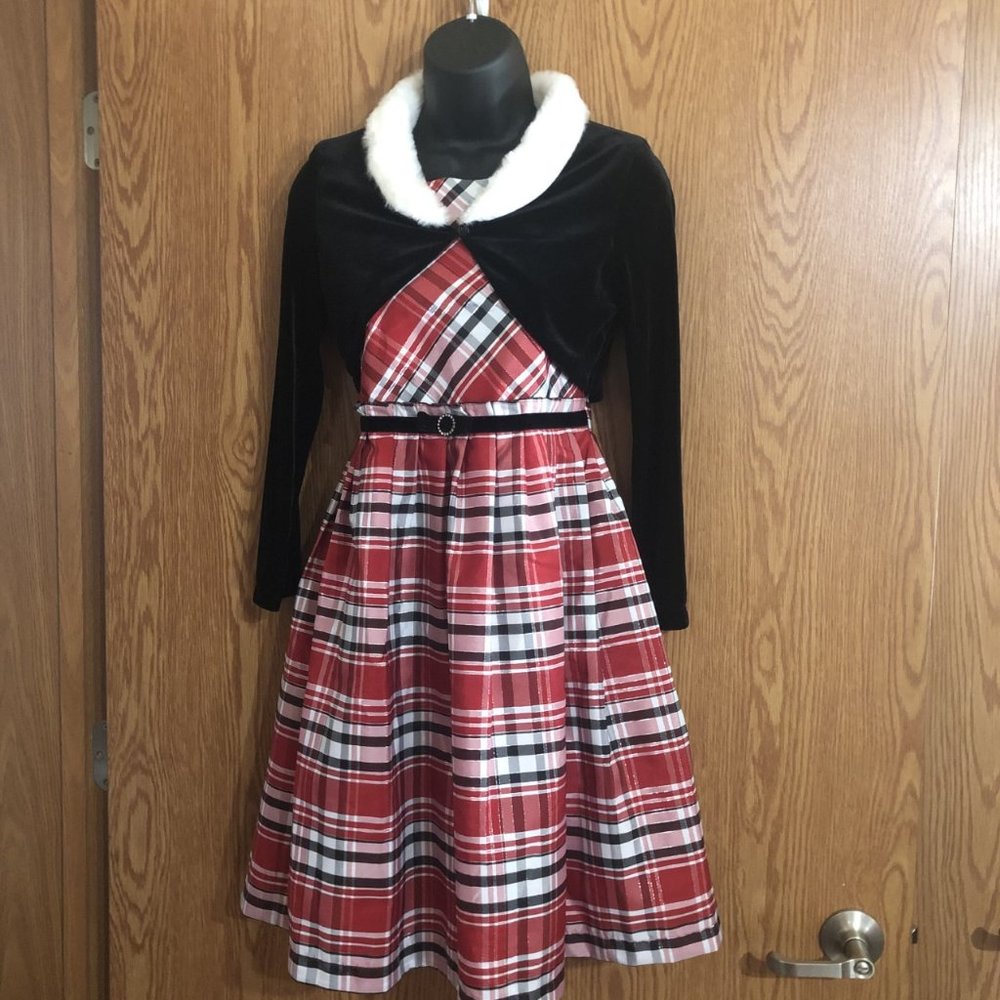 Jona Michelle Girls Dress w. Jacket (Size 12) NWOT